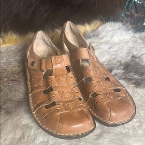 Brown Leather Sandals by Alegria 42 (5225C)